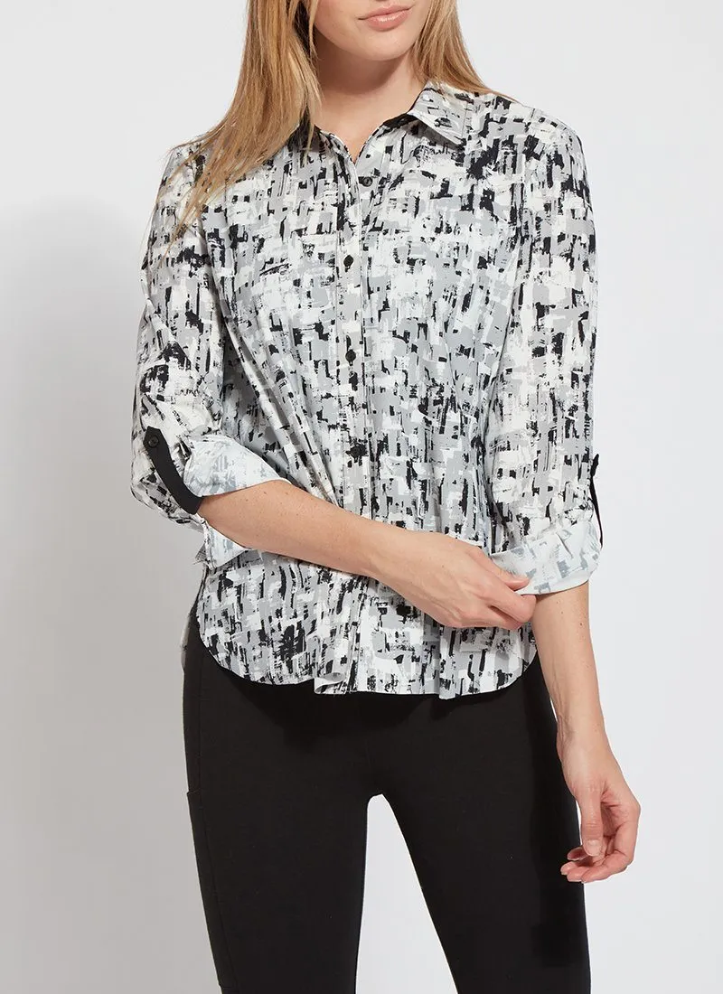 Patterned Roll Tab Connie