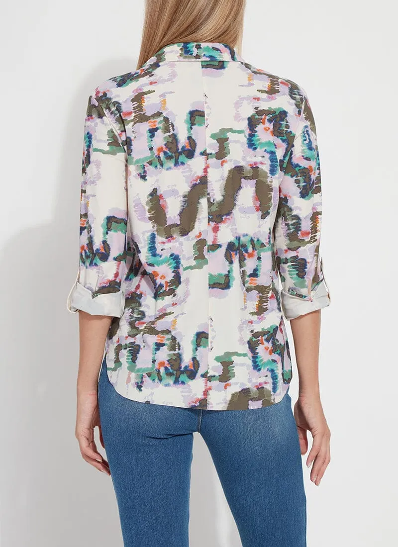 Patterned Roll Tab Connie
