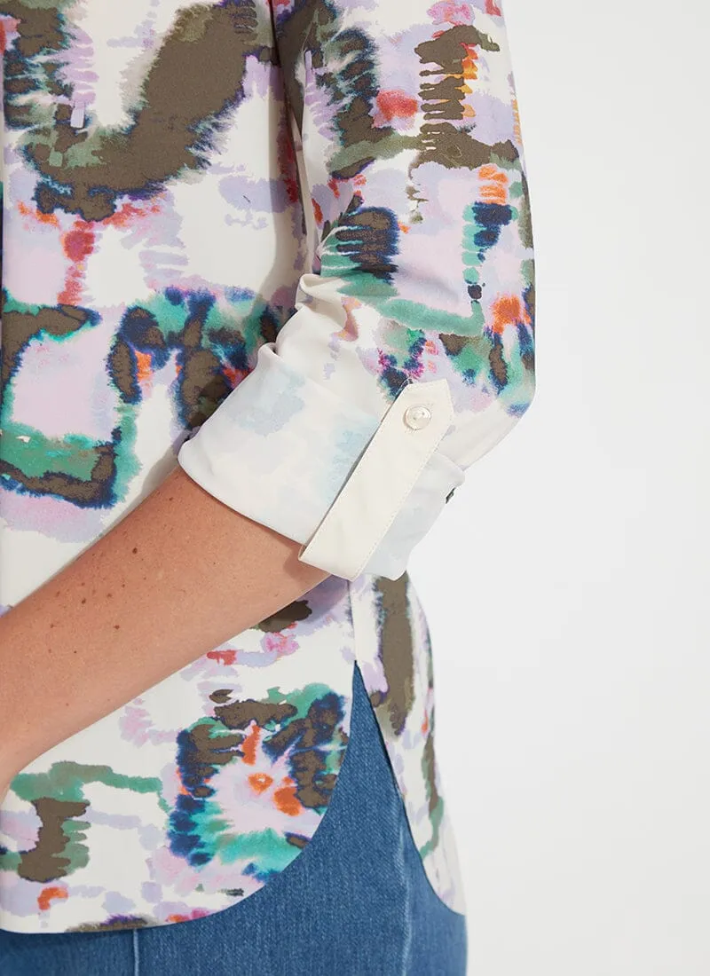 Patterned Roll Tab Connie