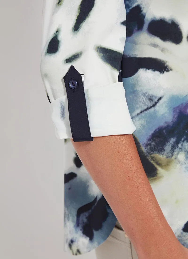 Patterned Roll Tab Connie
