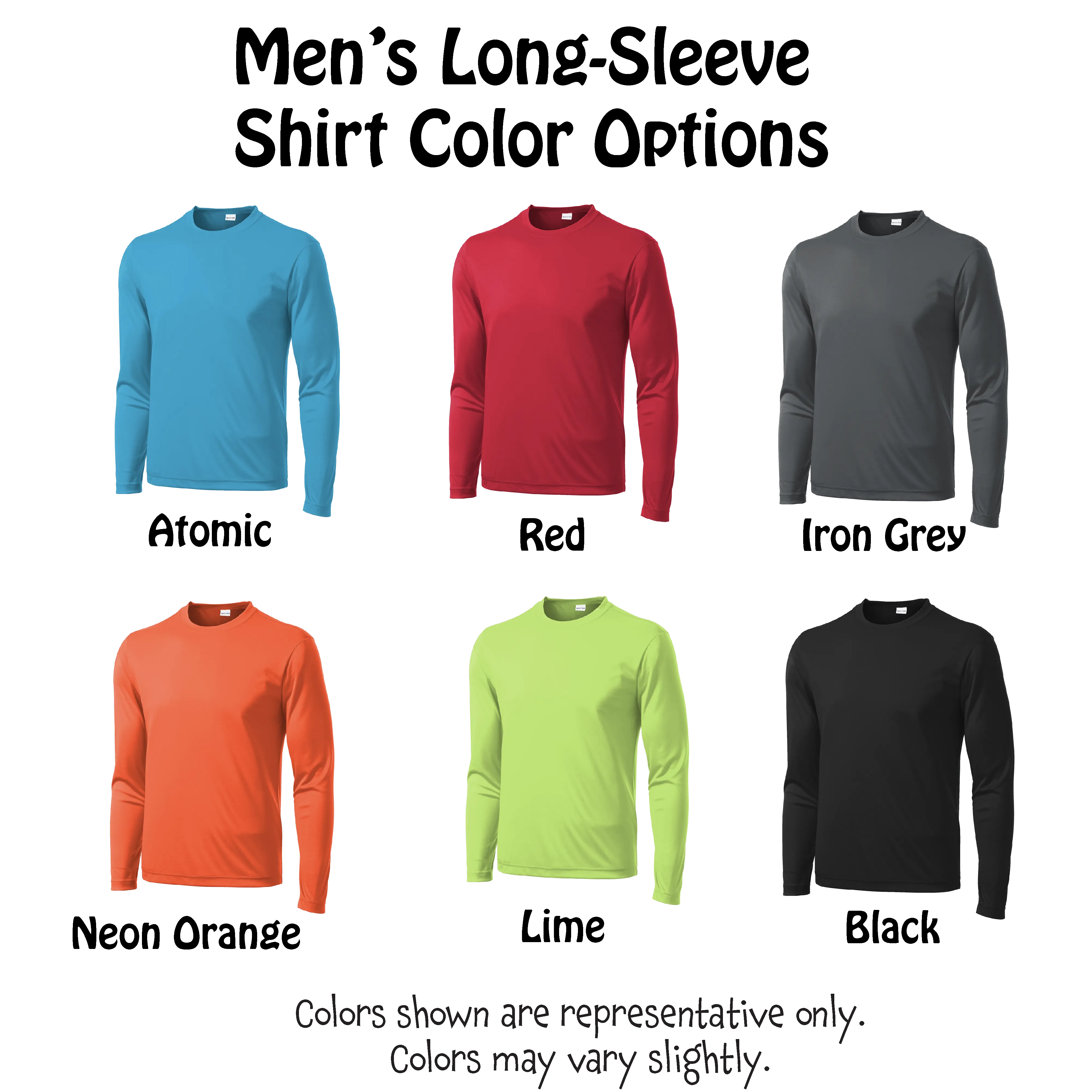 Pickleball Vibes | Men's Long Sleeve Athletic Shirt | 100% Polyester