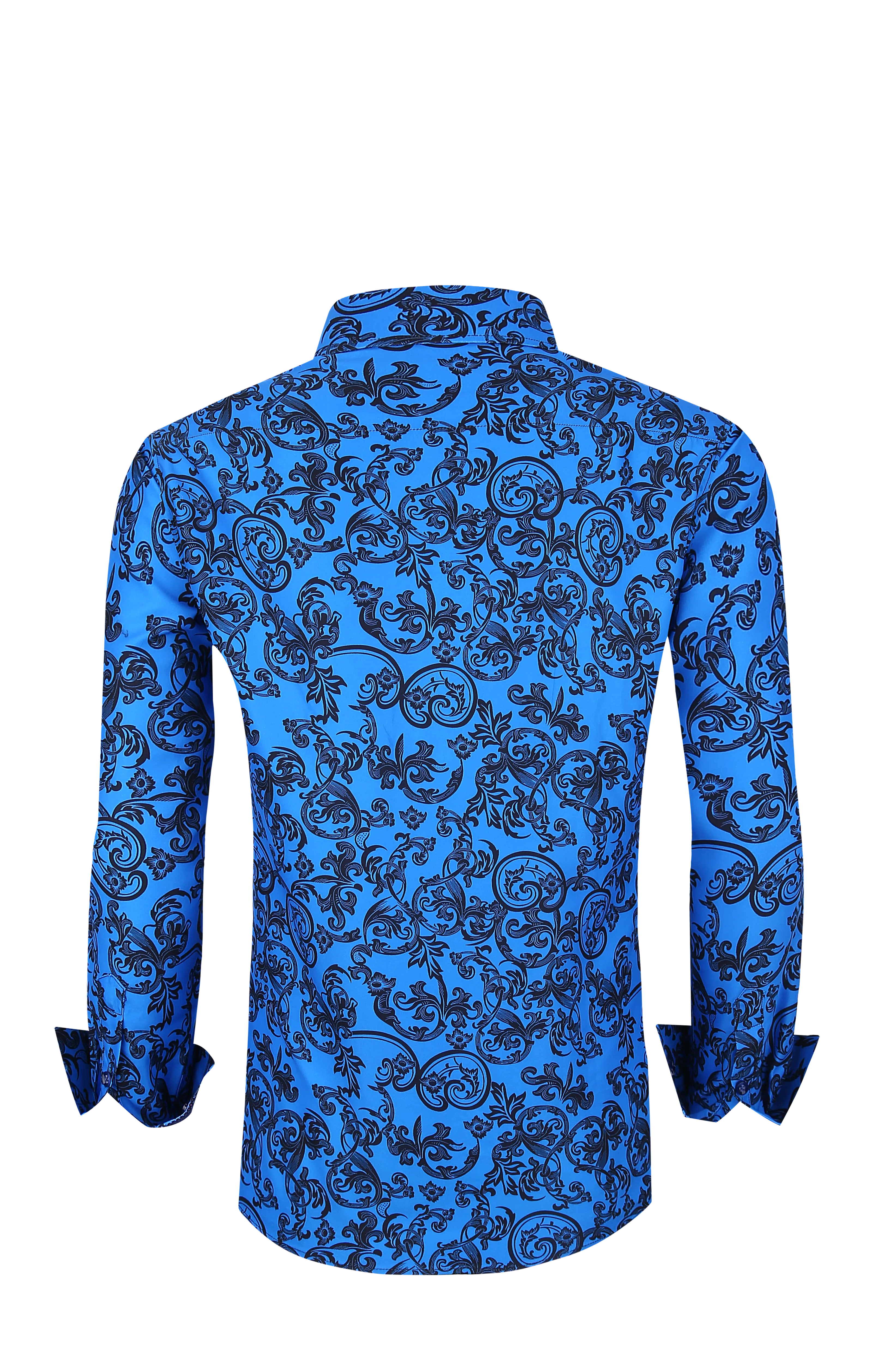 PREMIERE SHIRTS: BLUE BLACK PAISLEY