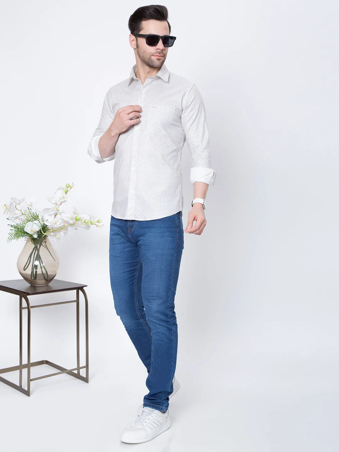Printed Small Printed Shirt