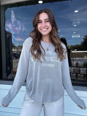 "Stay At Home Club" Sweater