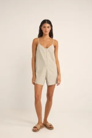 Rhythm Valley Stripe Adjustable Romper