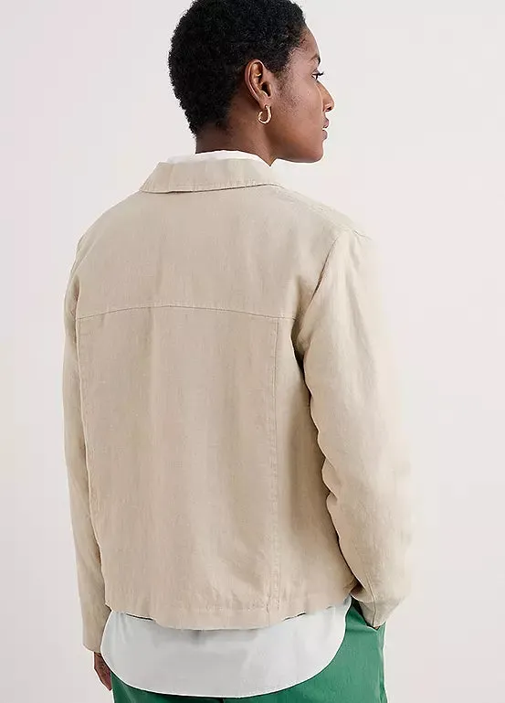 Seasalt Arame linen jacket Whelk