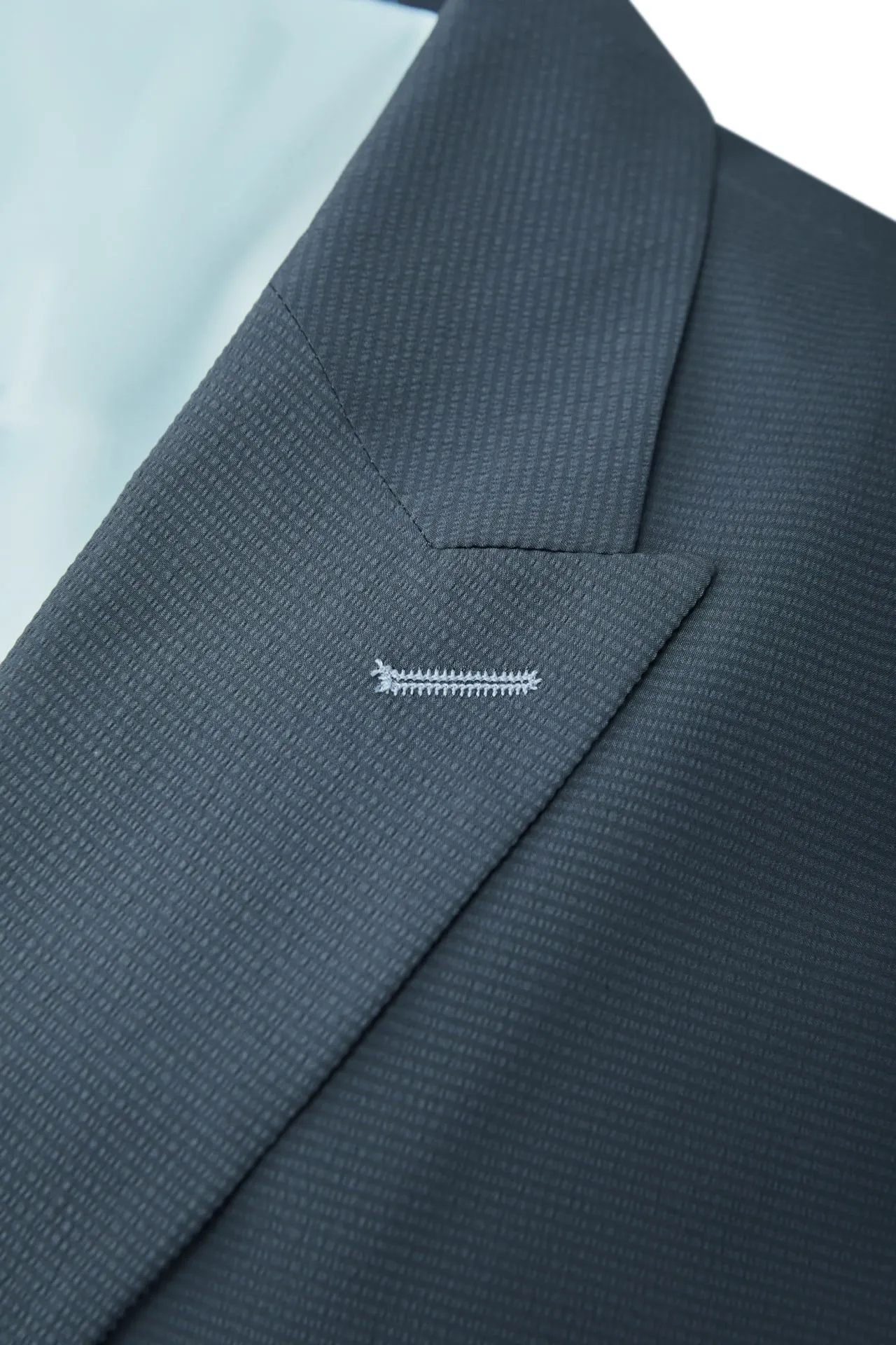 Seersucker Relax Fit Casual Blazer