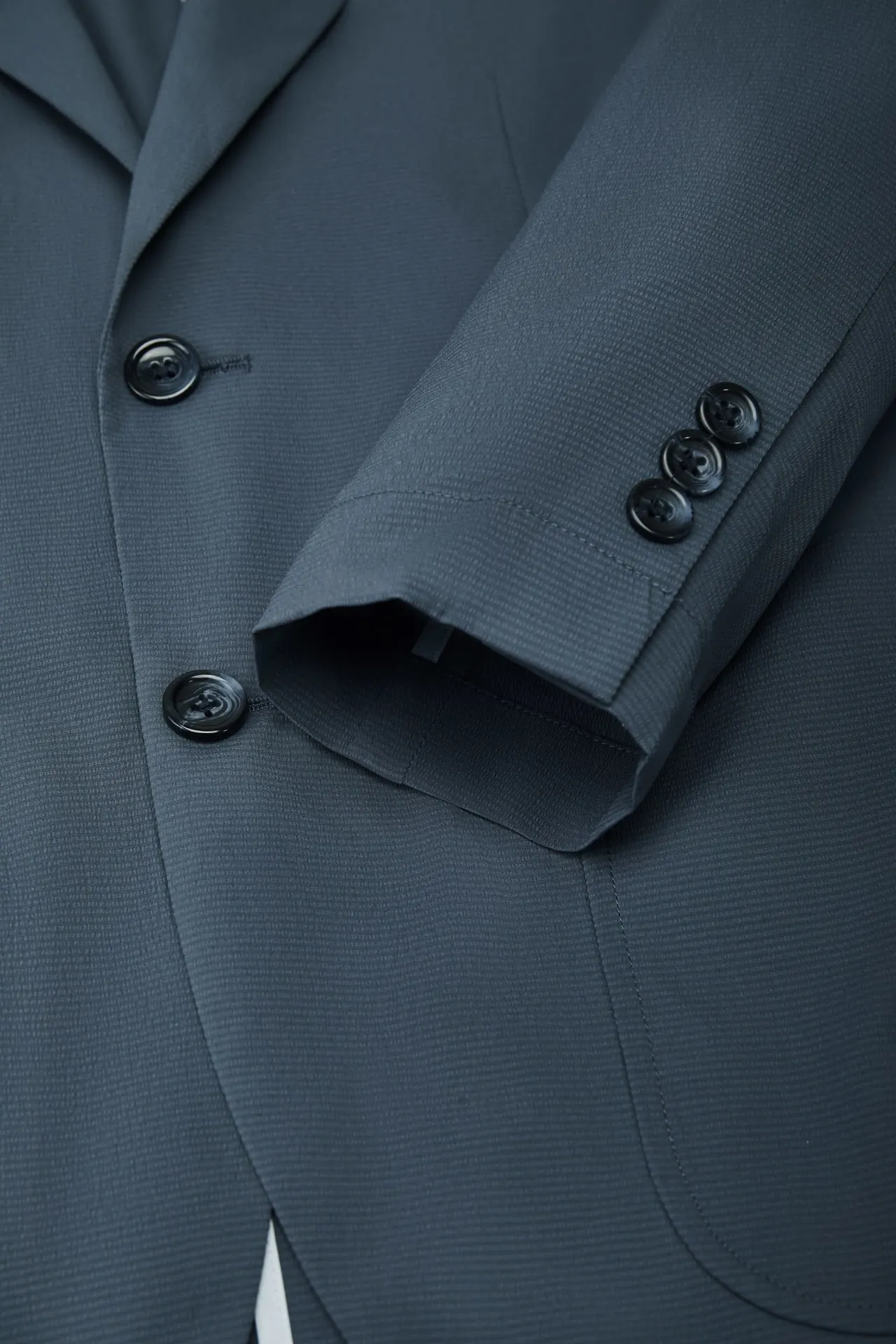 Seersucker Relax Fit Casual Blazer