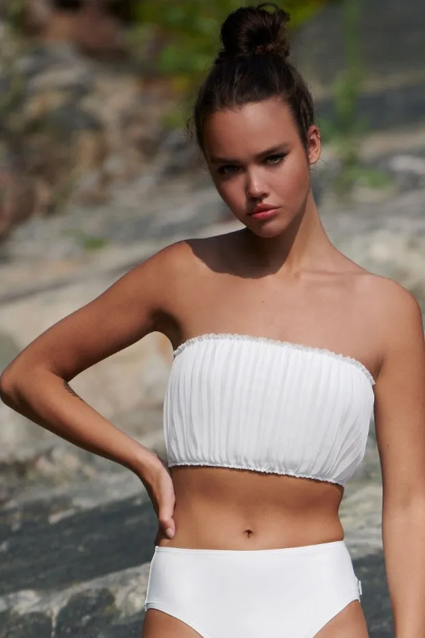Shan Mia Mesh bandeau top