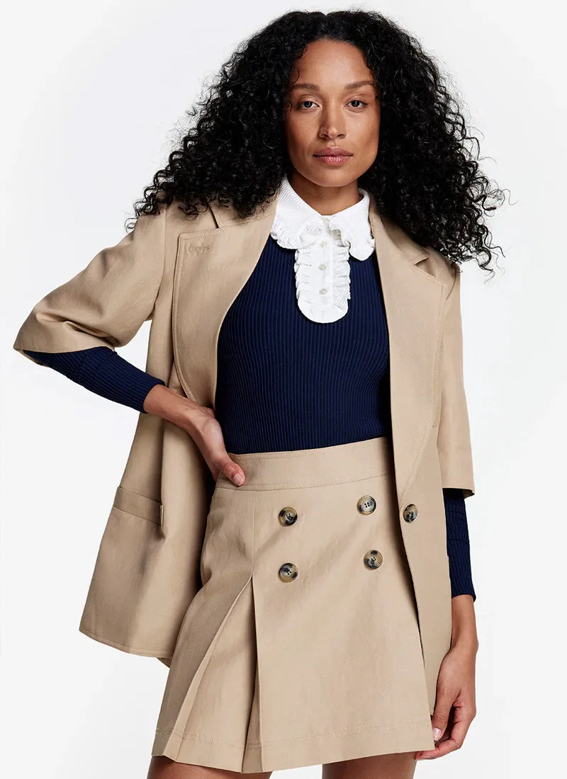 Short Sleeve Oversized Blazer