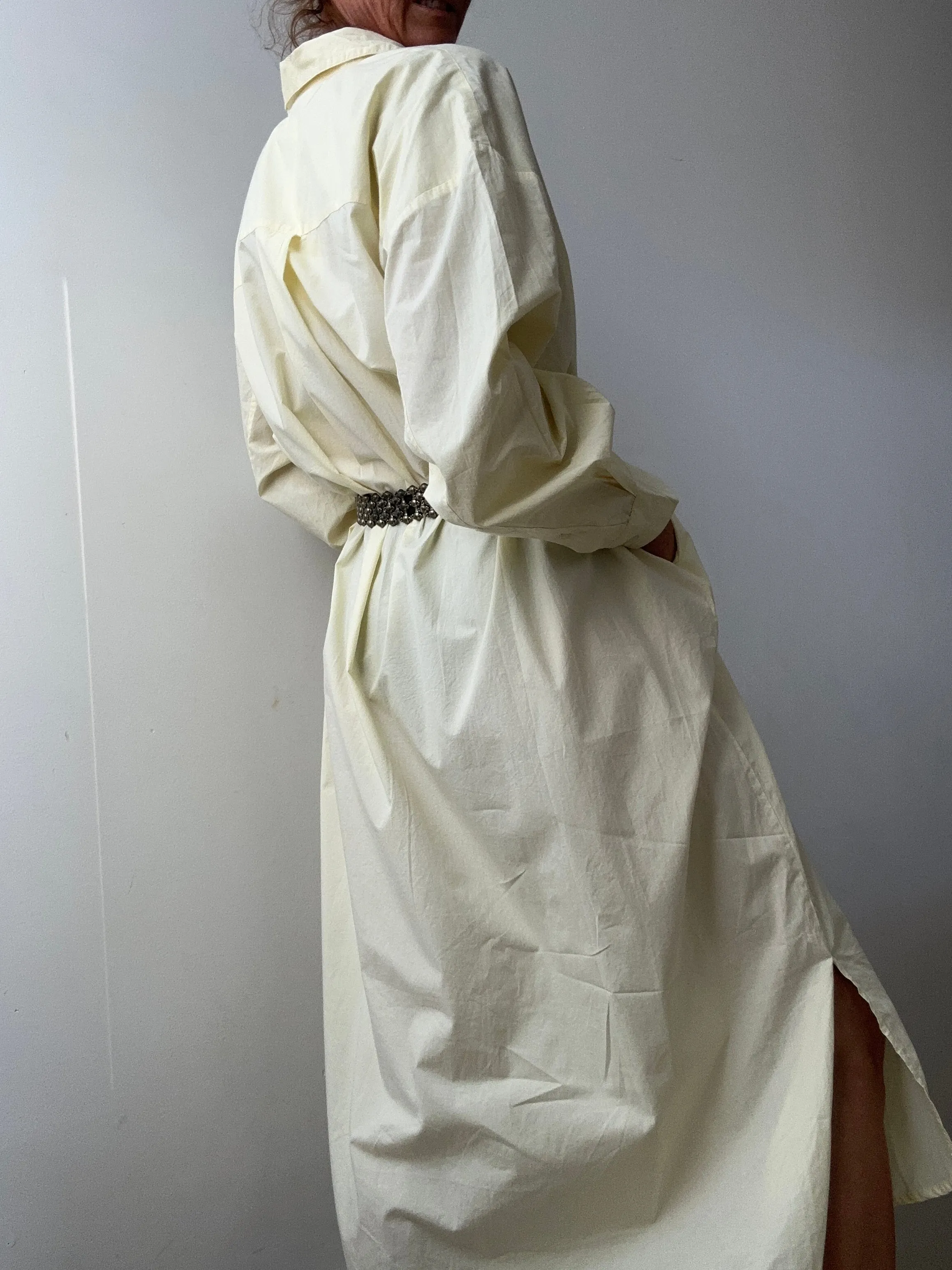 Skall Studio Edgar Shirtdress Lemon