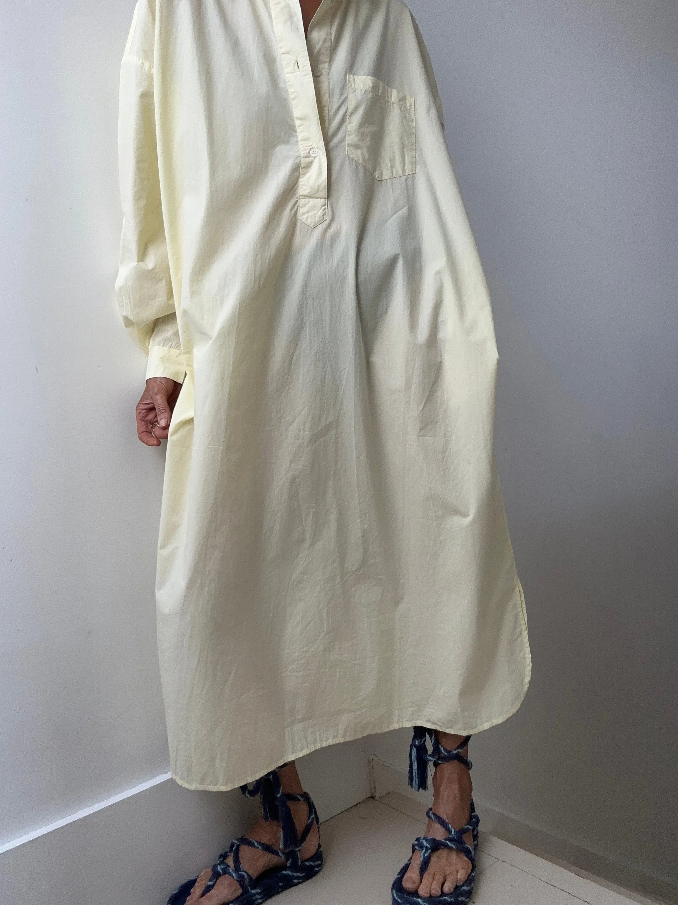Skall Studio Edgar Shirtdress Lemon