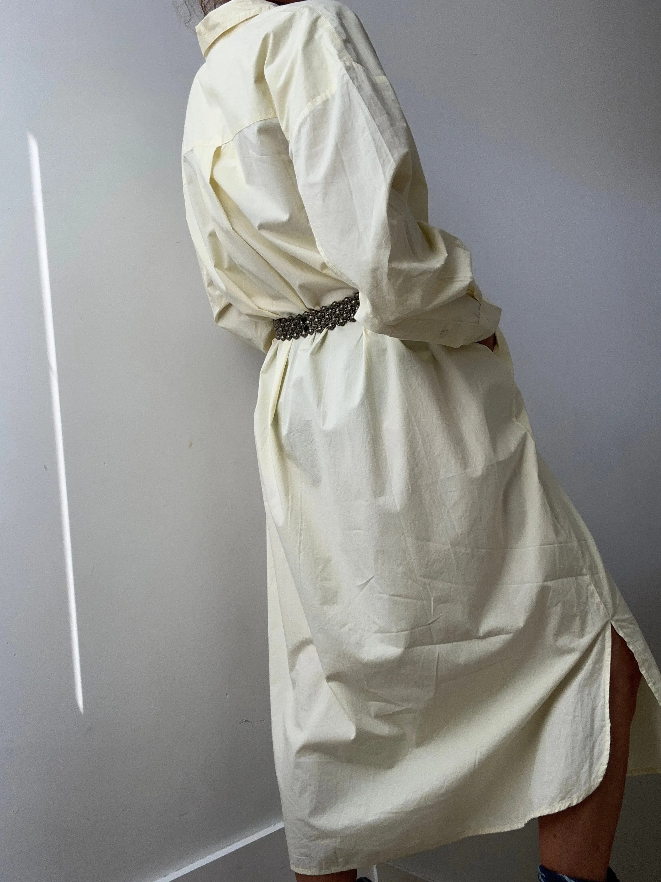 Skall Studio Edgar Shirtdress Lemon