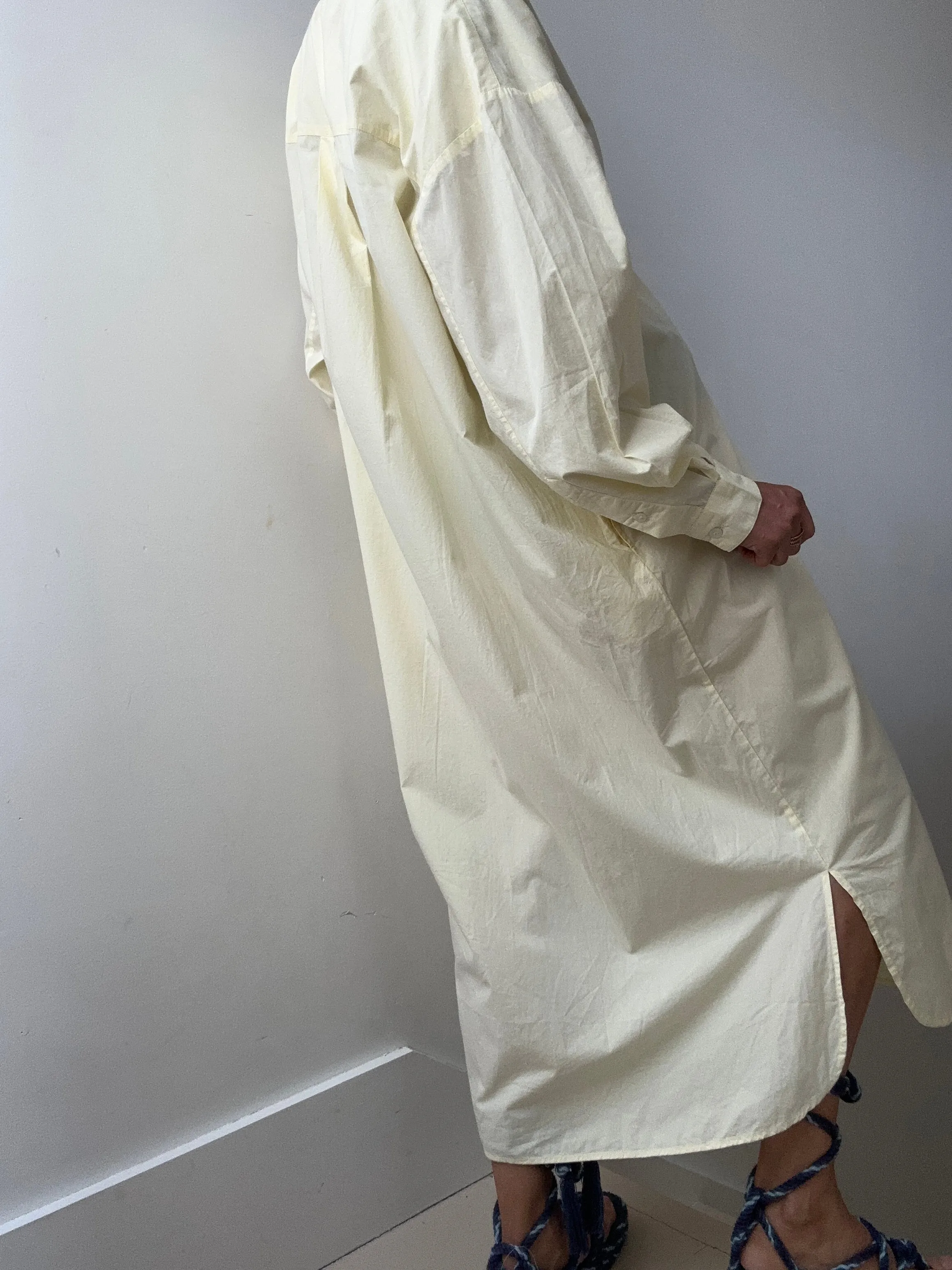 Skall Studio Edgar Shirtdress Lemon