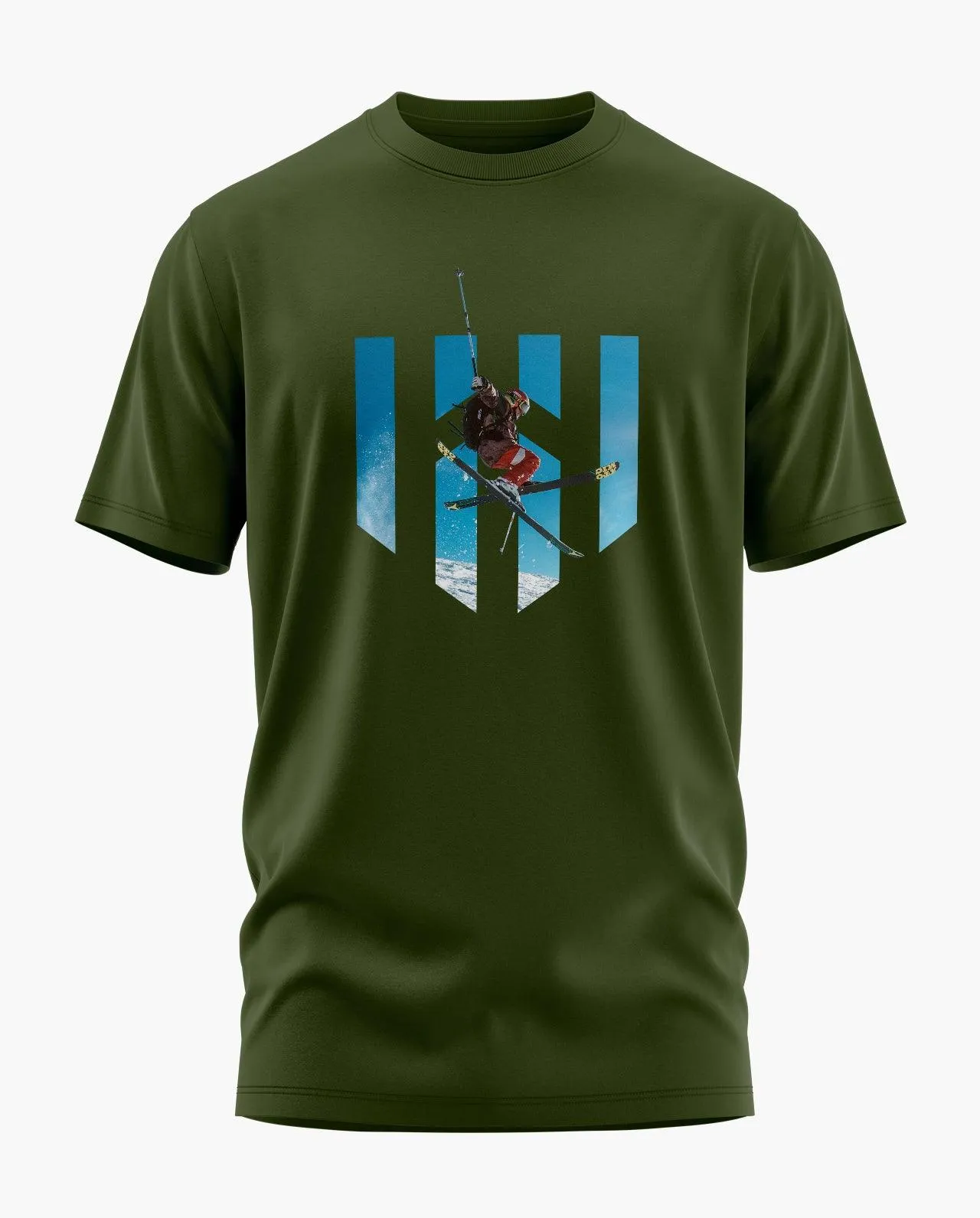 Skiing Signature LuxeSoft Cotton T-Shirt