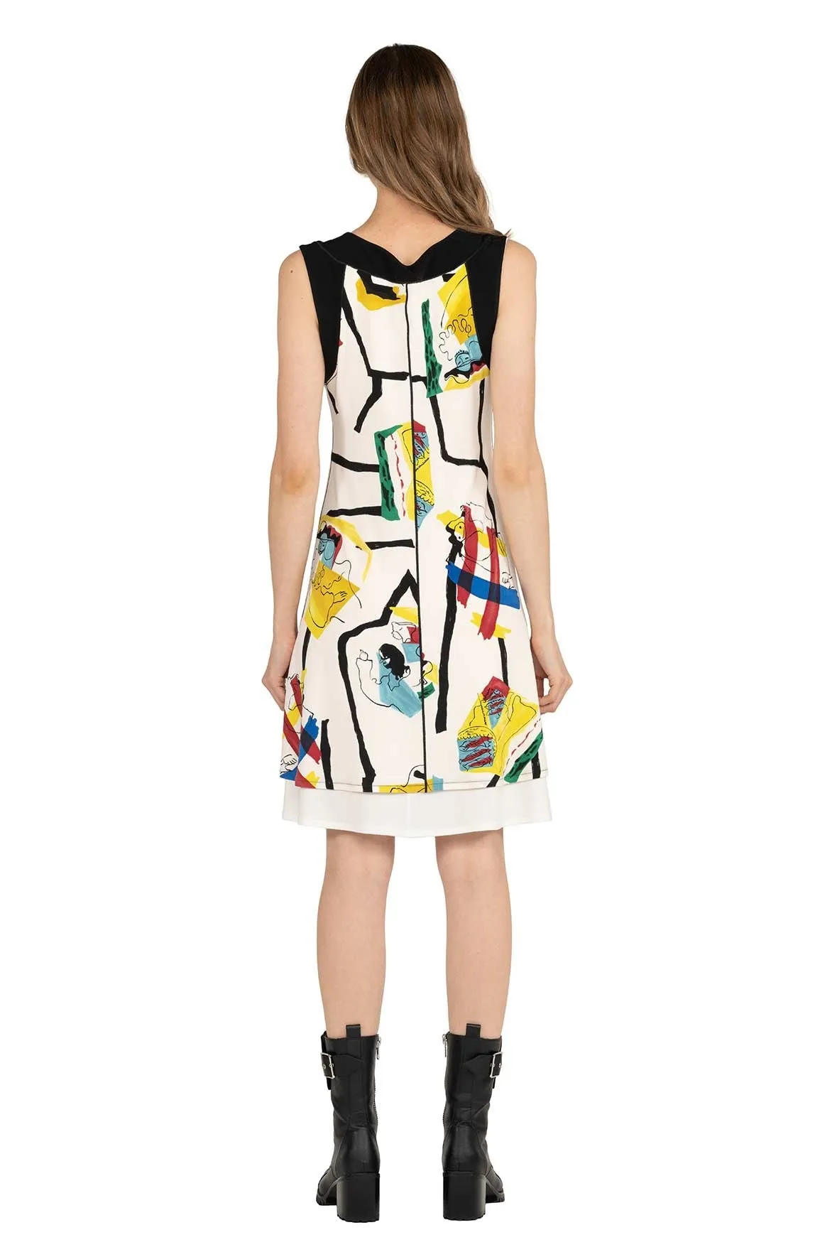 SL V Banded A Line Dress Updated