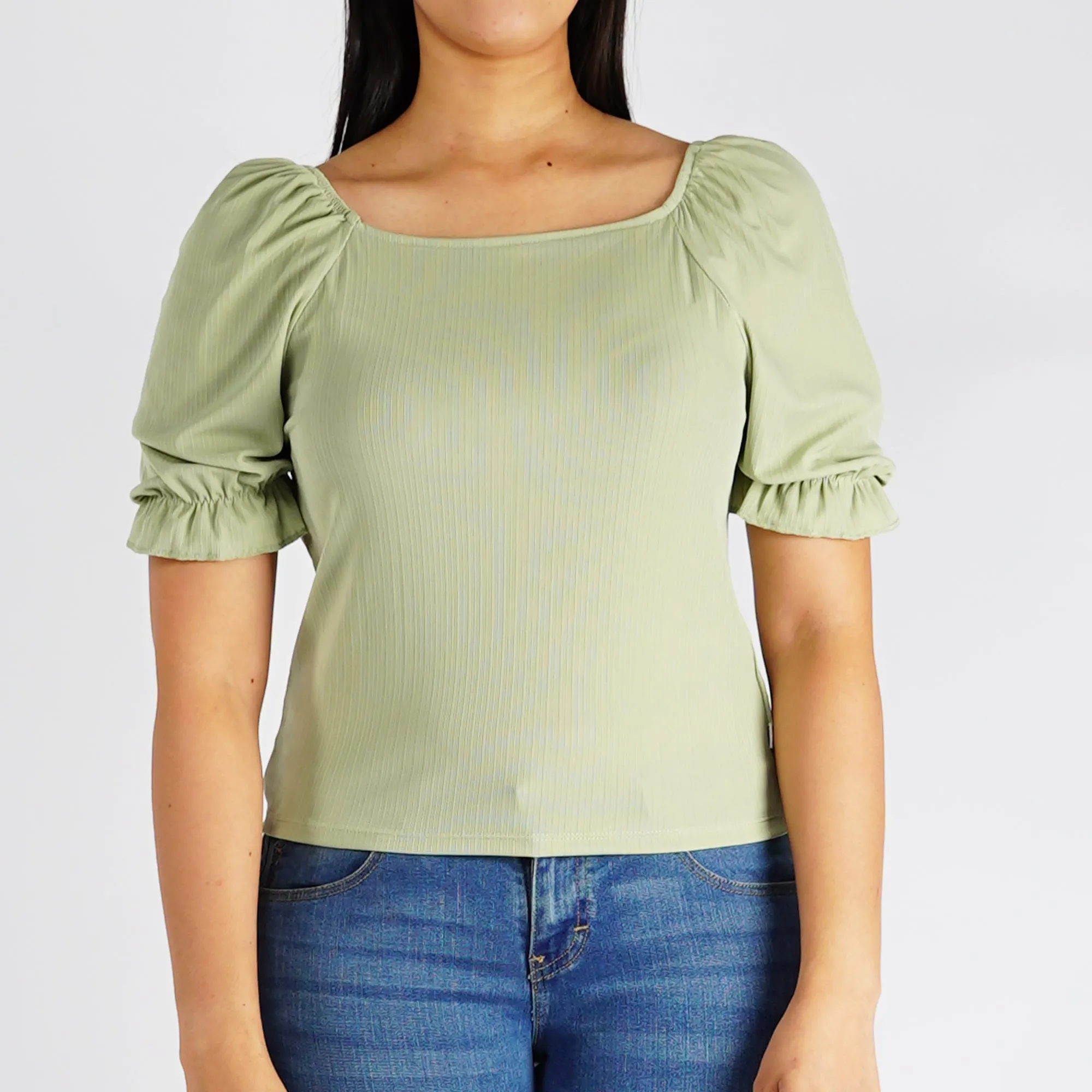 Stylistic Mr. Lee Ladies Basic Tees for Women Trendy Fashion High Quality Apparel Comfortable Casual Top for Women Slim Fit 139037 (Green)