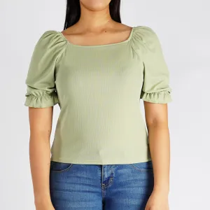 Stylistic Mr. Lee Ladies Basic Tees for Women Trendy Fashion High Quality Apparel Comfortable Casual Top for Women Slim Fit 139037 (Green)