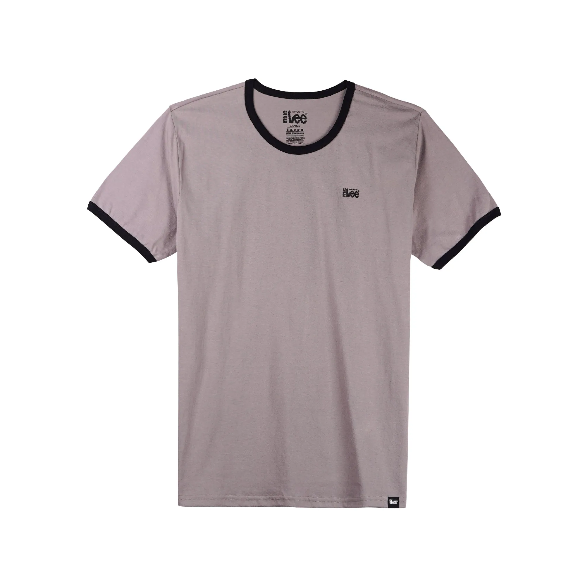 Stylistic Mr. Lee Men's Basic Tees Semi body Fit 150460-U (Charcoal)