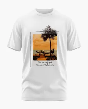 Sunset Vibes Quote Signature LuxeSoft Cotton T-Shirt