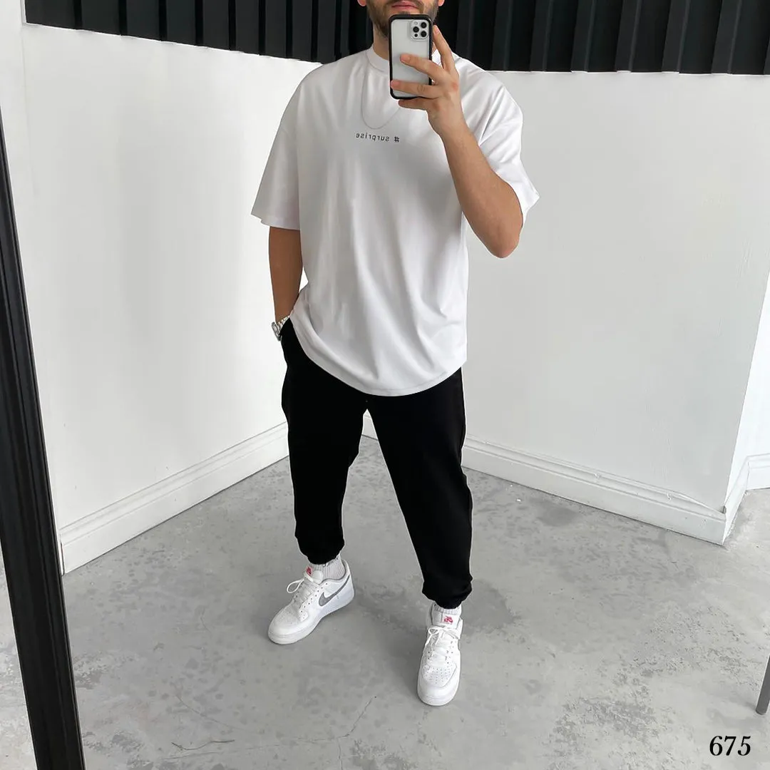 Surprise T-Shirt White - Oversize