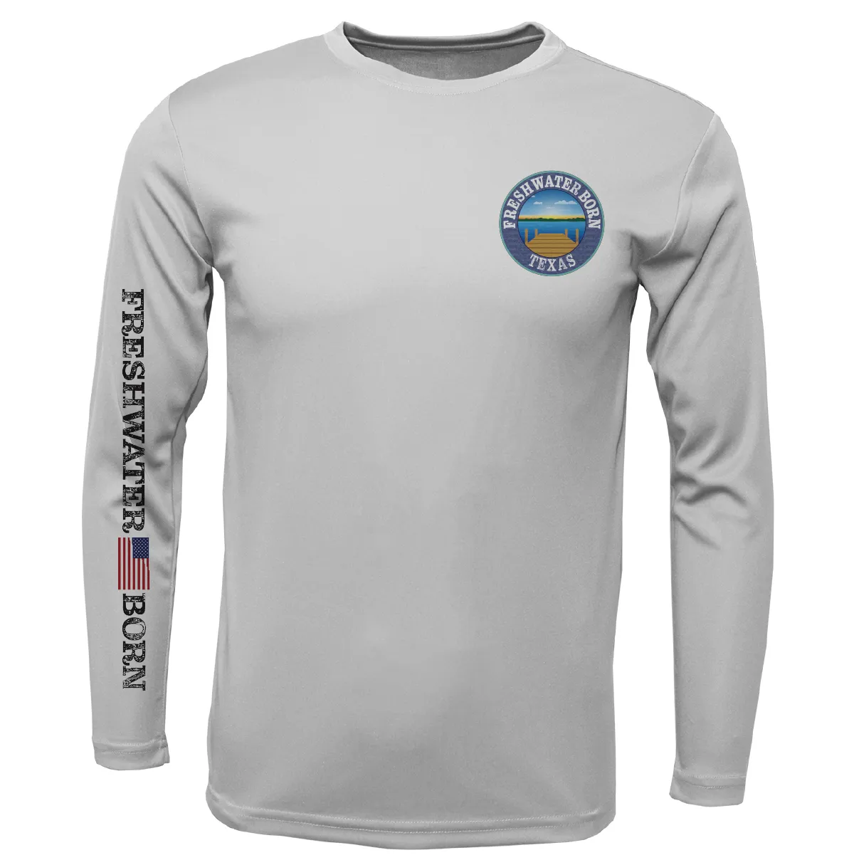 Texas Freshwater Born "Surrender The Booty" Girl's Long Sleeve UPF 50  Dry-Fit Shirt