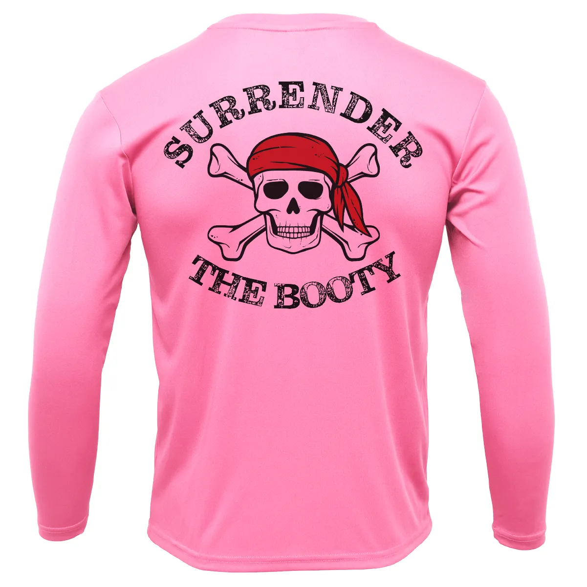 Texas Freshwater Born "Surrender The Booty" Girl's Long Sleeve UPF 50  Dry-Fit Shirt