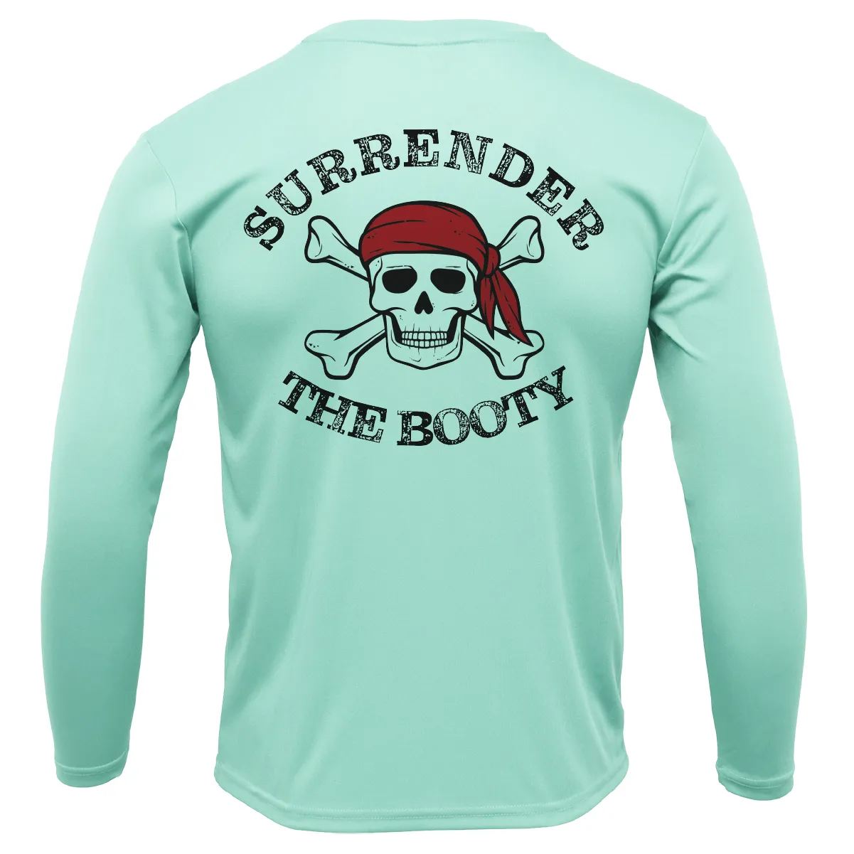 Texas Freshwater Born "Surrender The Booty" Girl's Long Sleeve UPF 50  Dry-Fit Shirt