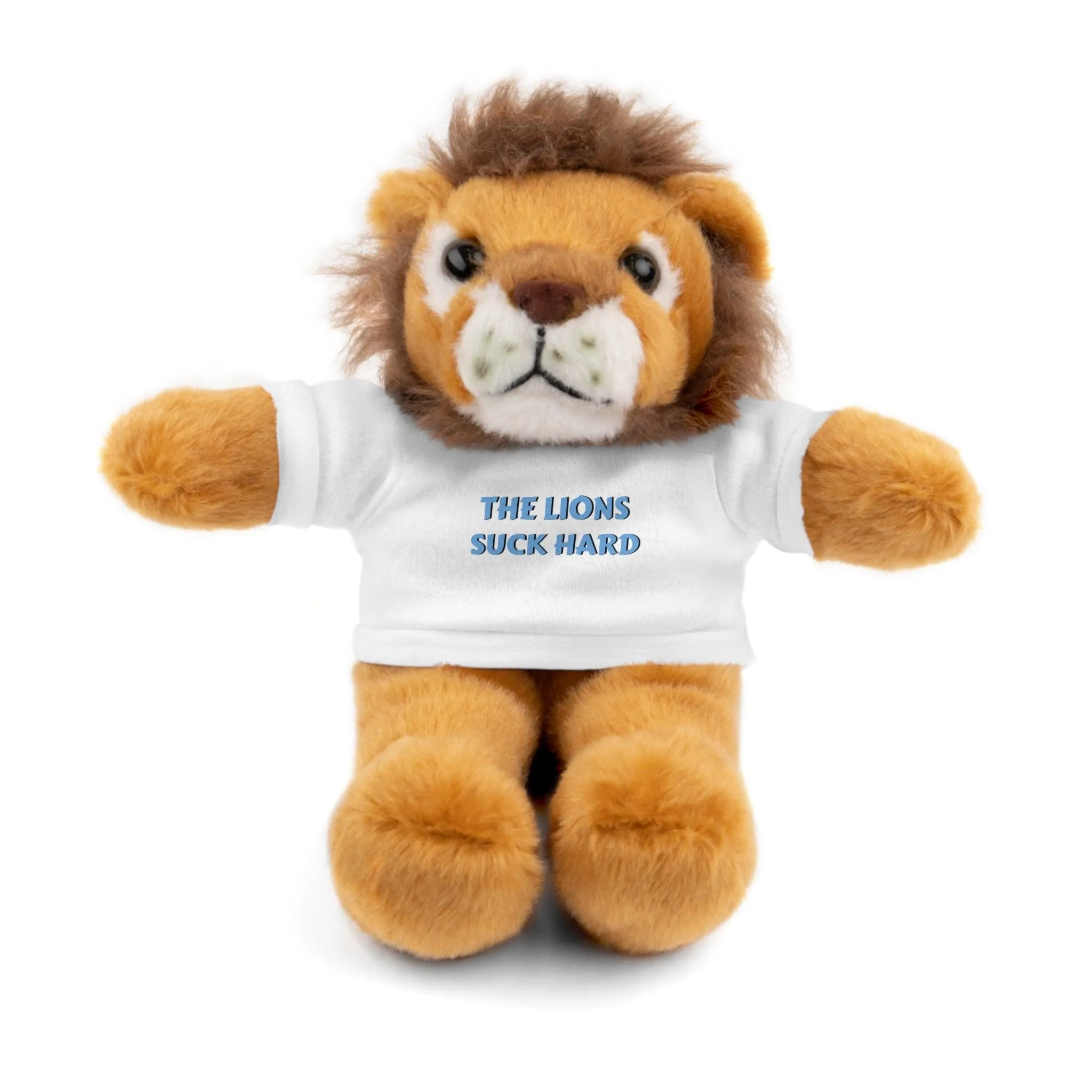 The Lions Suck Hard Stuffed Animals with Tee