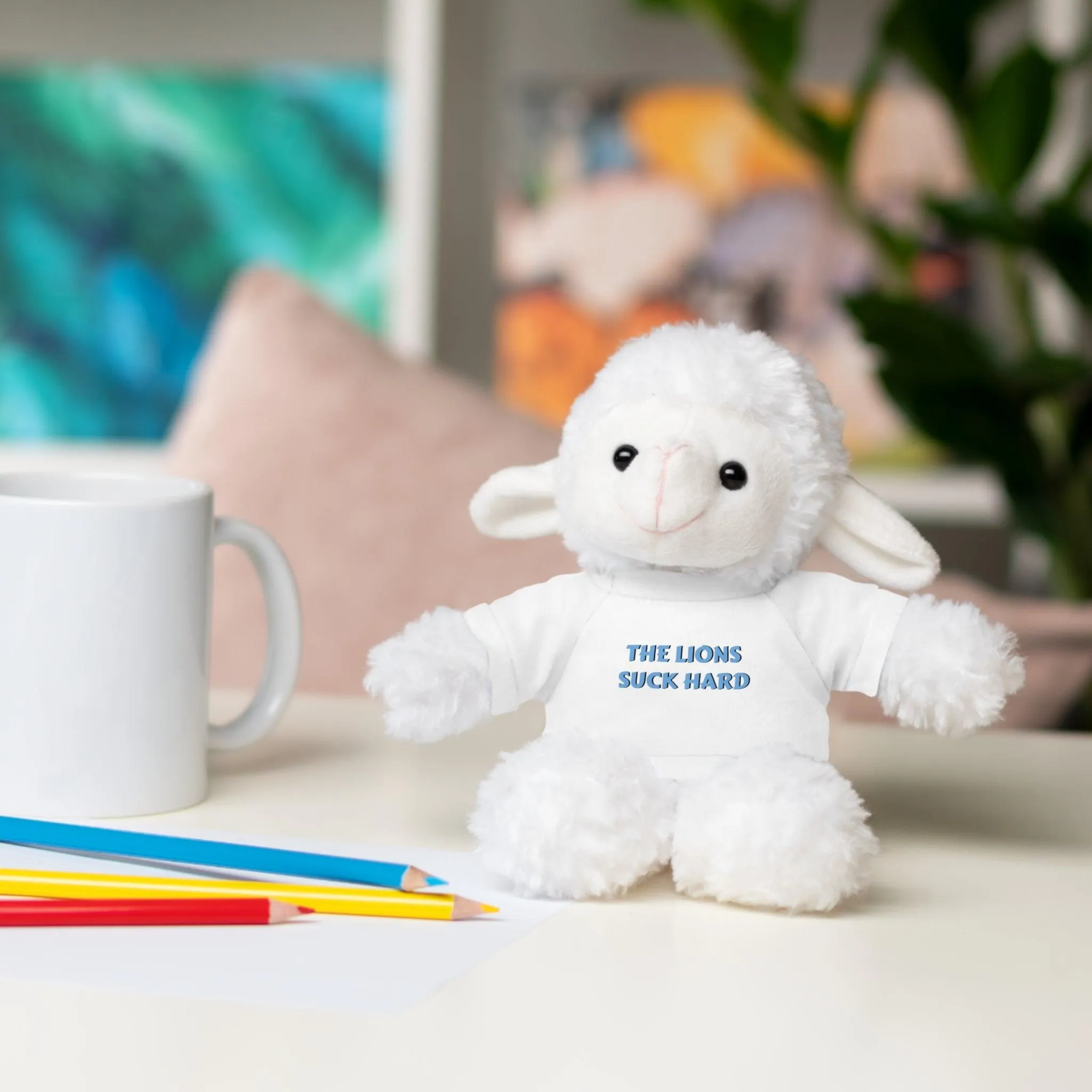 The Lions Suck Hard Stuffed Animals with Tee
