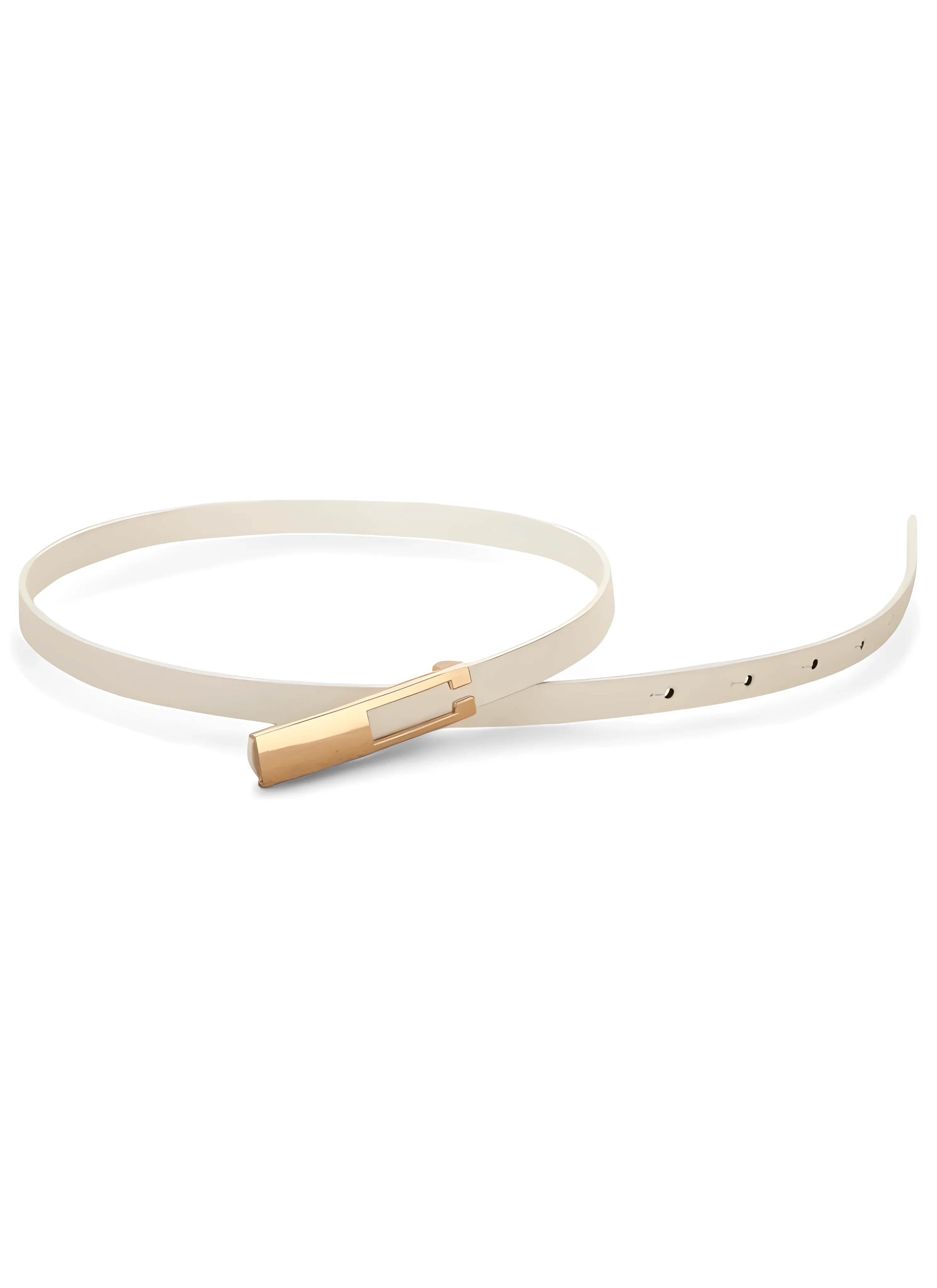 Timeless Chic: Vintage PU Leather Waist Belt with Gold Metal Buckle