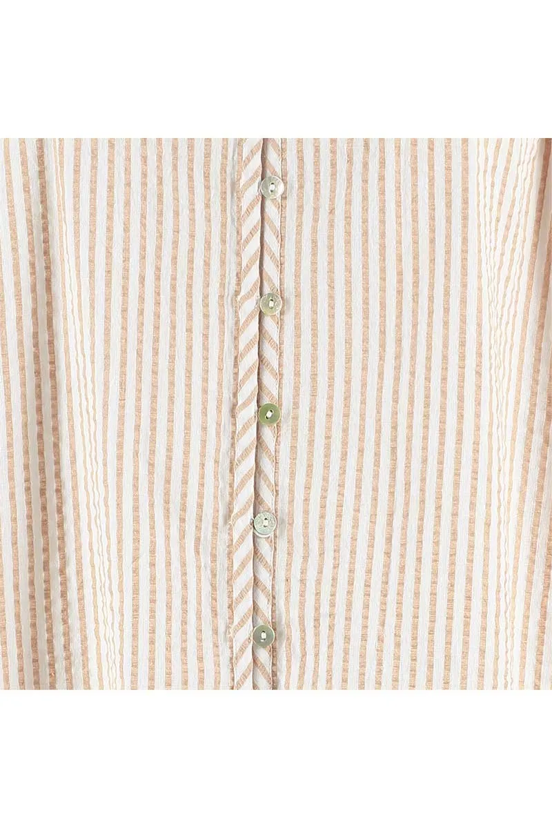 Tina Striped Yarn Dyed Top