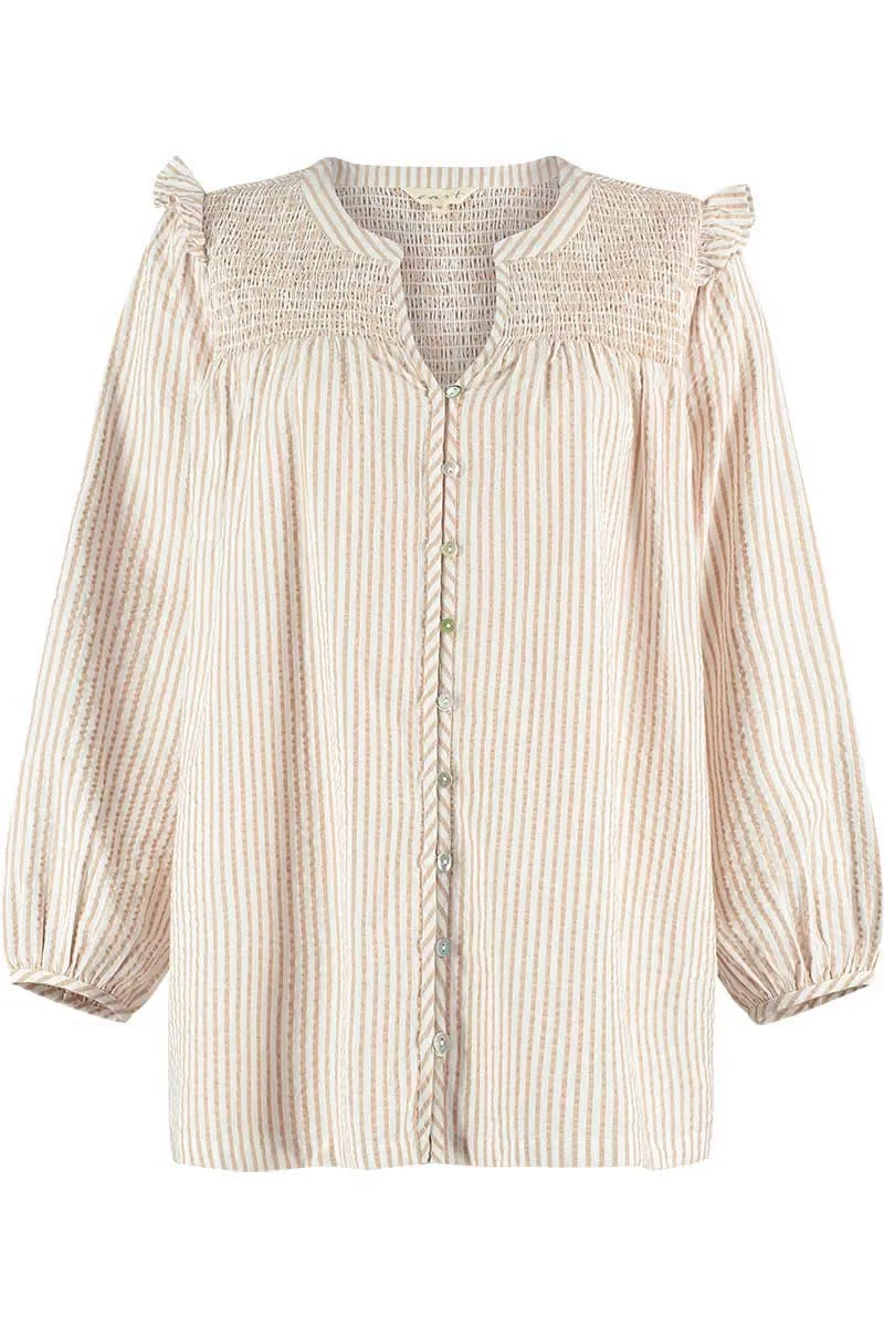 Tina Striped Yarn Dyed Top