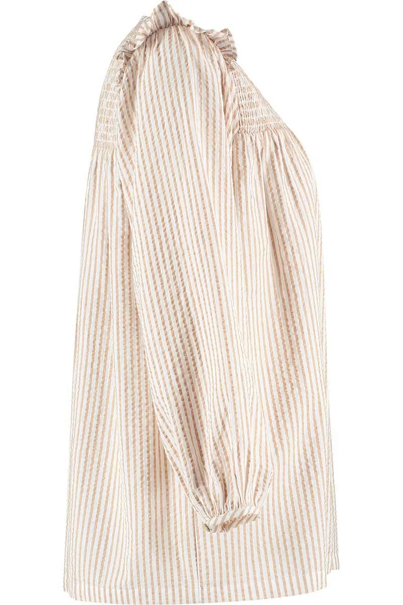 Tina Striped Yarn Dyed Top