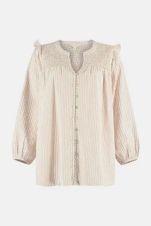 Tina Striped Yarn Dyed Top