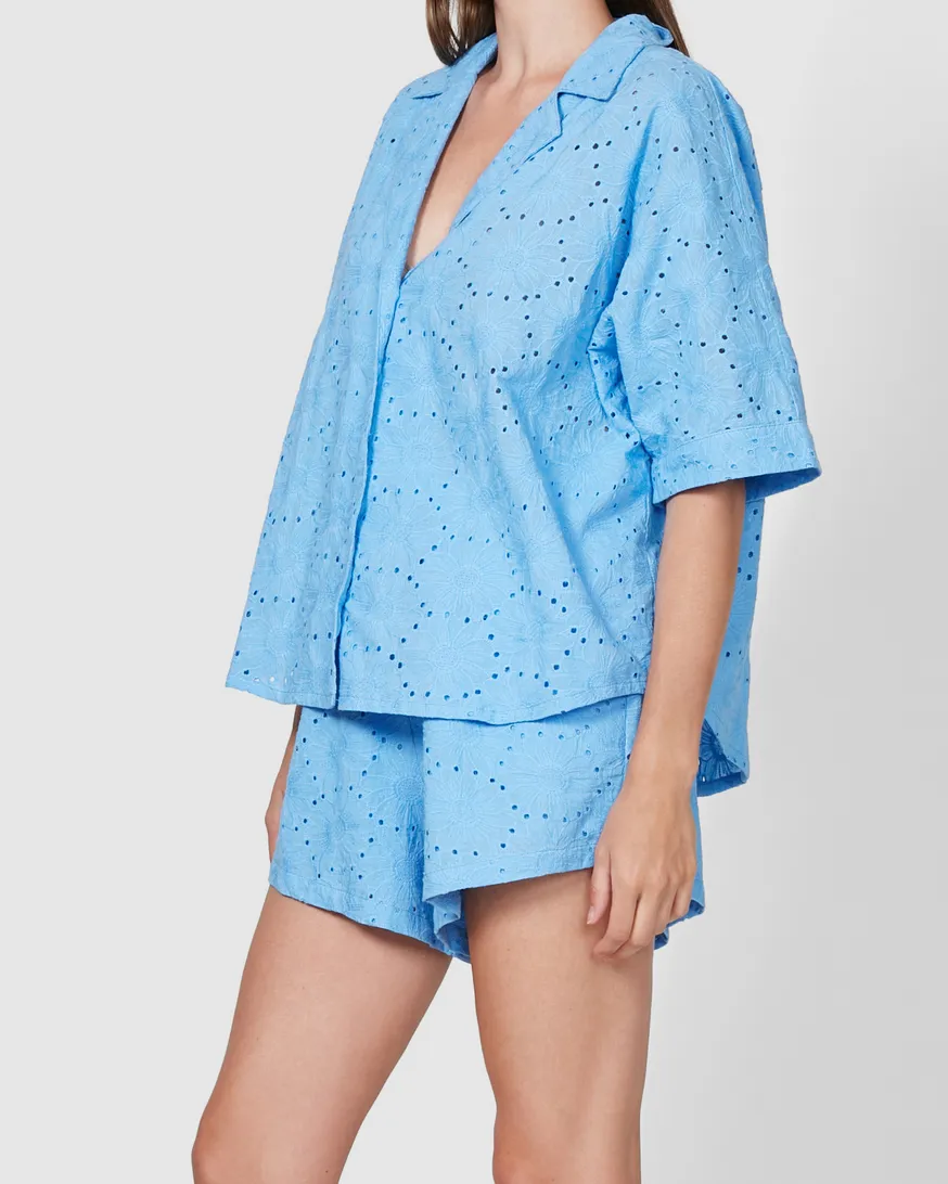 Tropez Shirt - Cornflower
