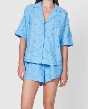 Tropez Shirt - Cornflower