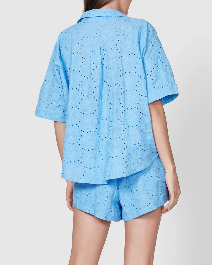 Tropez Shirt - Cornflower