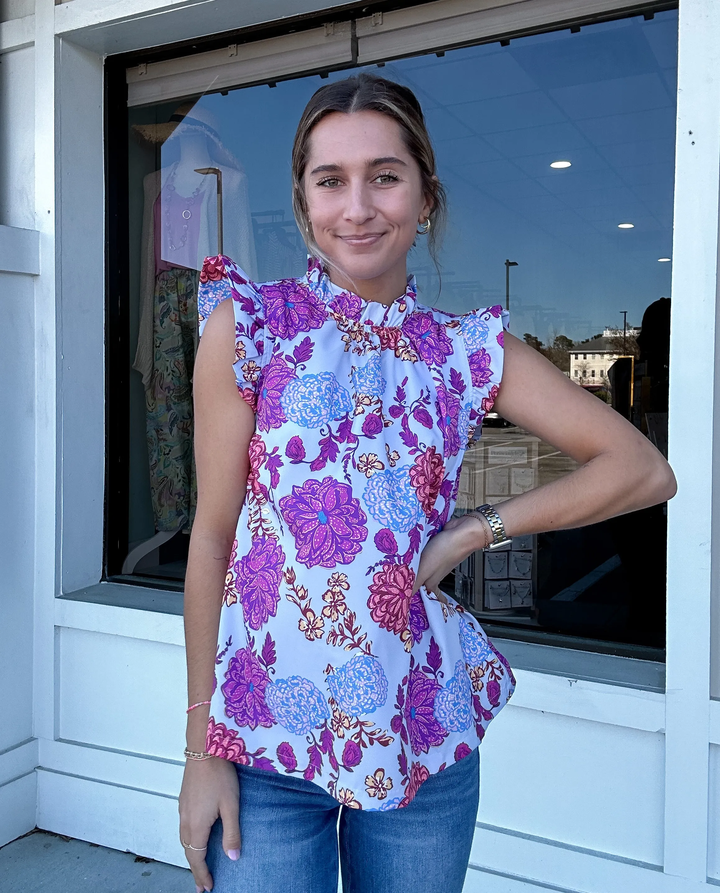 Umgee Day Court Sleeveless Top