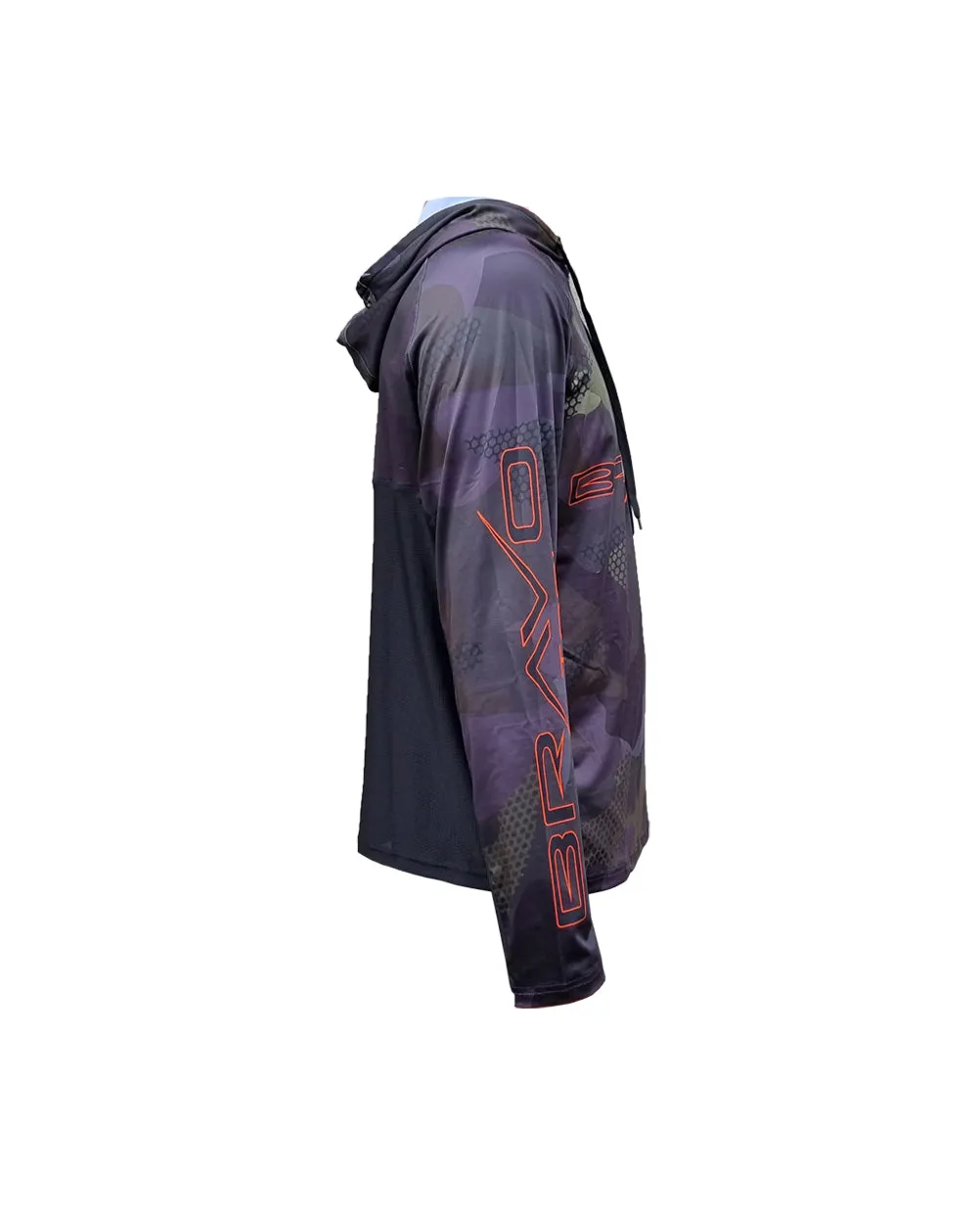 UPF50  Long Sleeve hooded Fishing Shirt