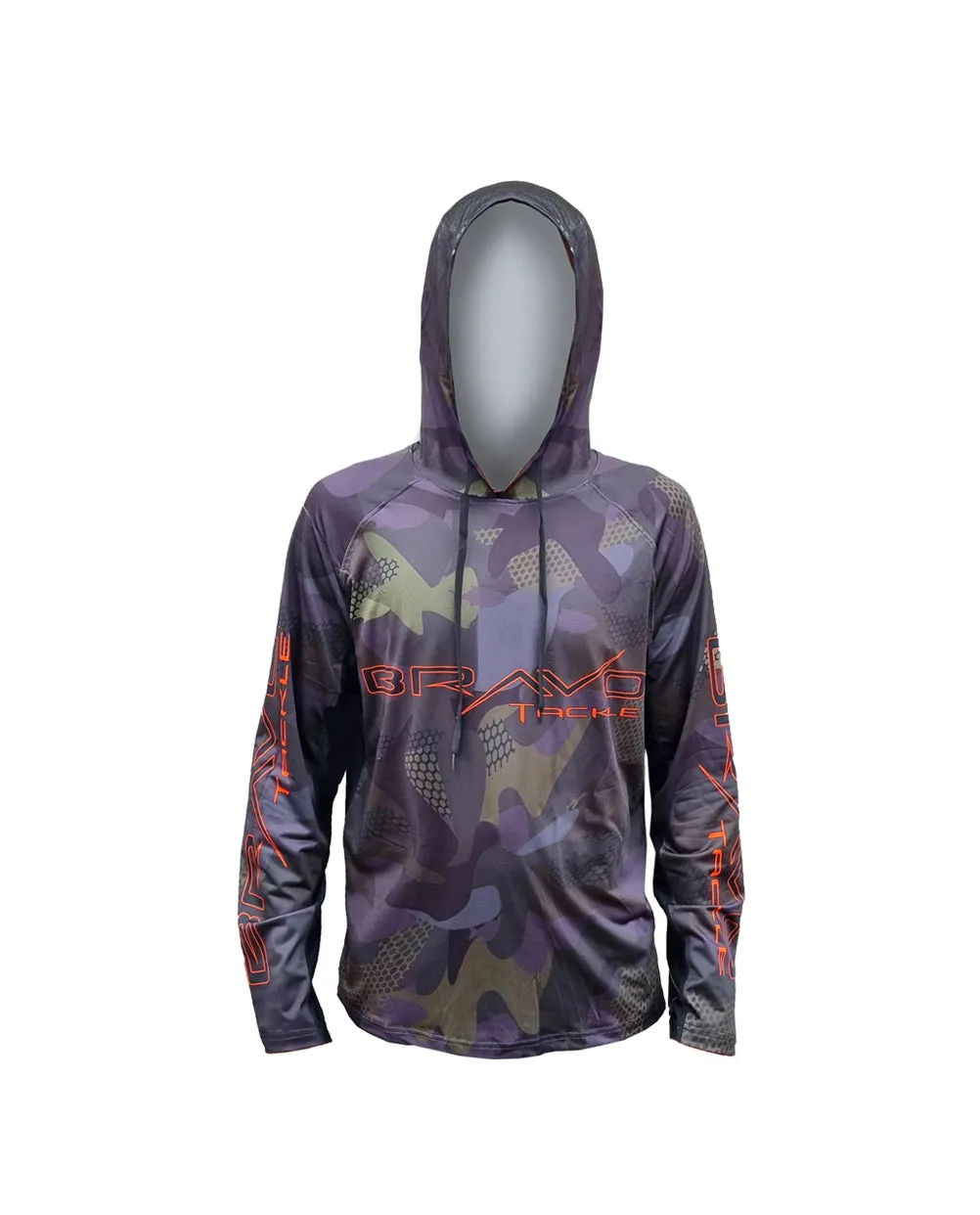 UPF50  Long Sleeve hooded Fishing Shirt