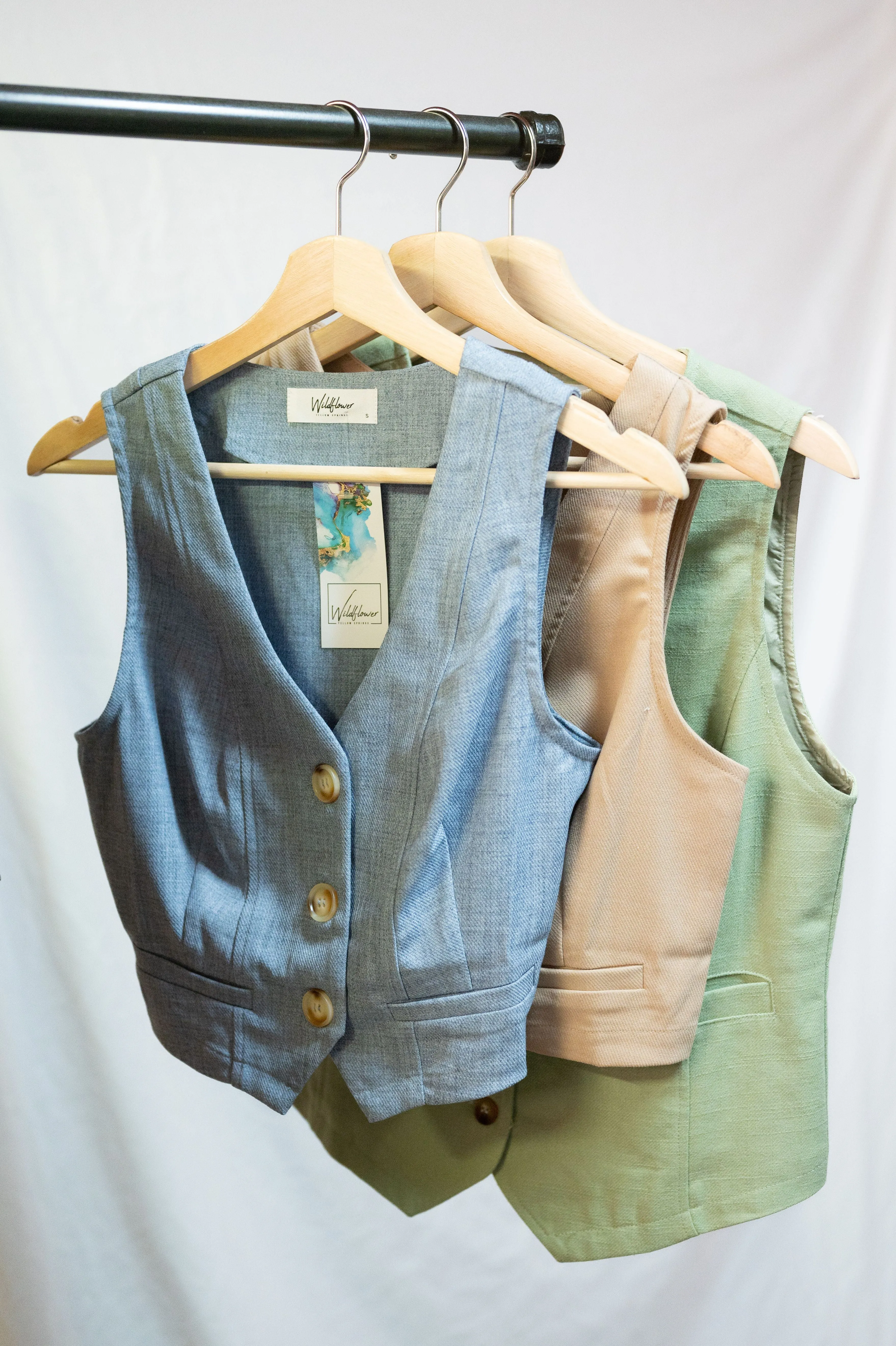 Urban Heathered Vest Blue