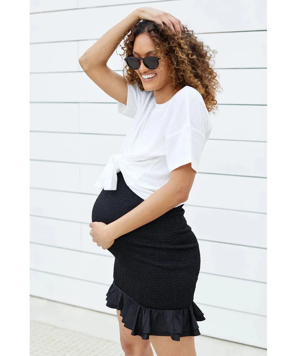 Utopian Shirred Skirt