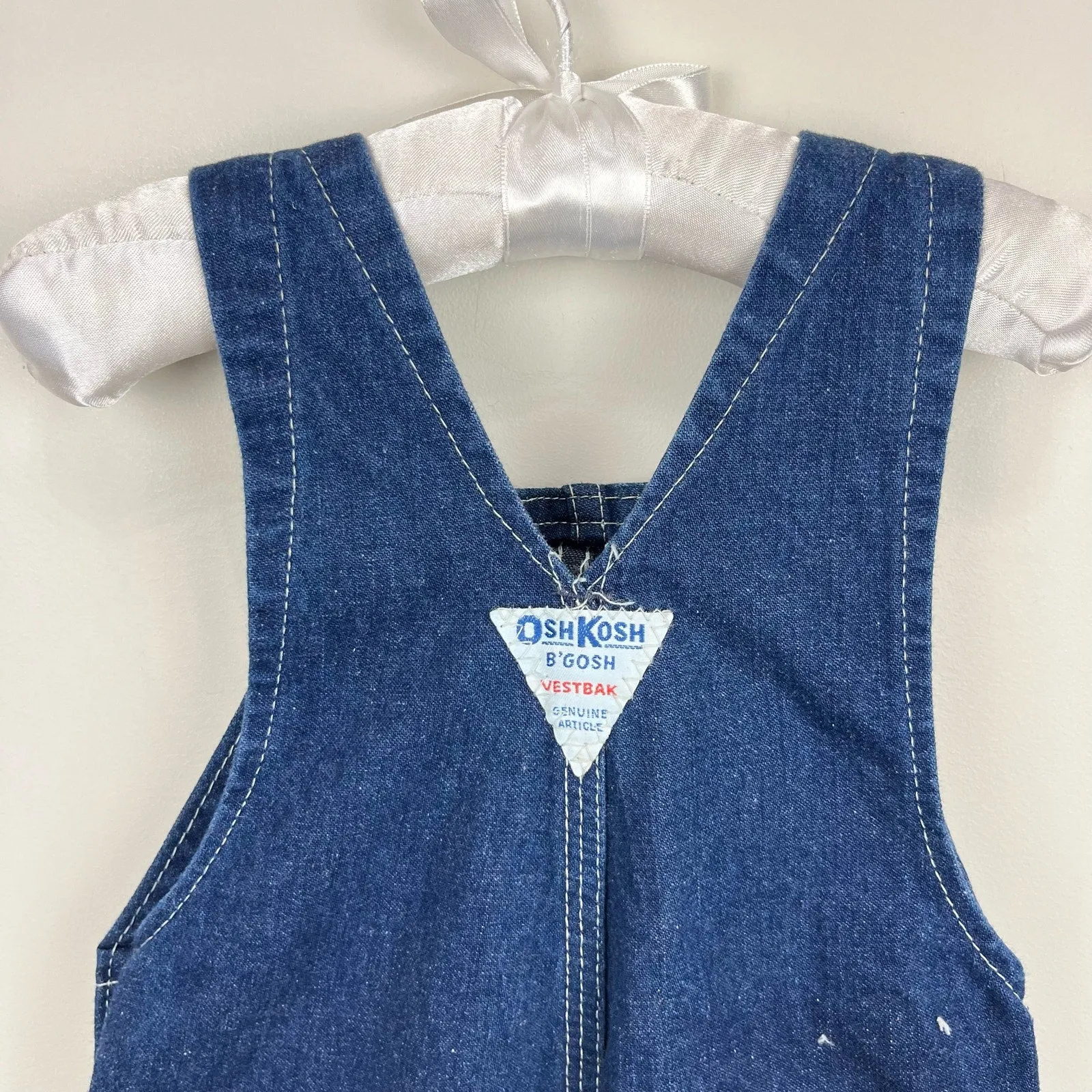 Vintage OshKosh B'gosh Blue Jean Overalls USA