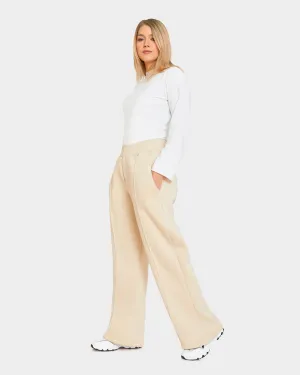 Wide Leg Sweatpants With Pintuck
