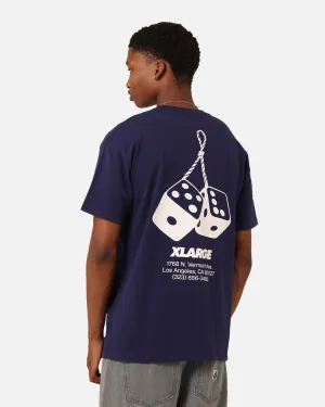 X-Large Dice T-Shirt Navy