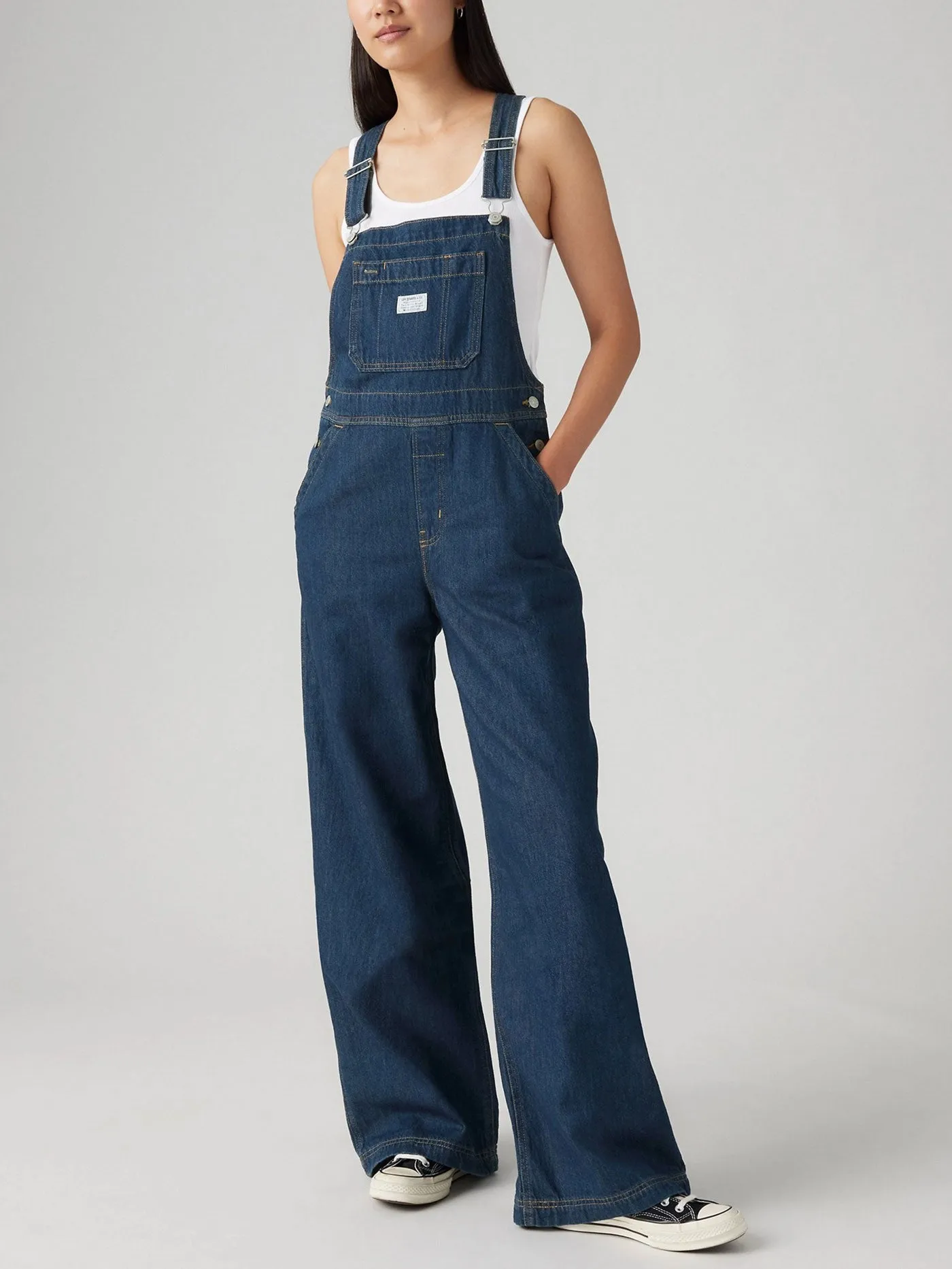 XL Overall Square Circle Jeans