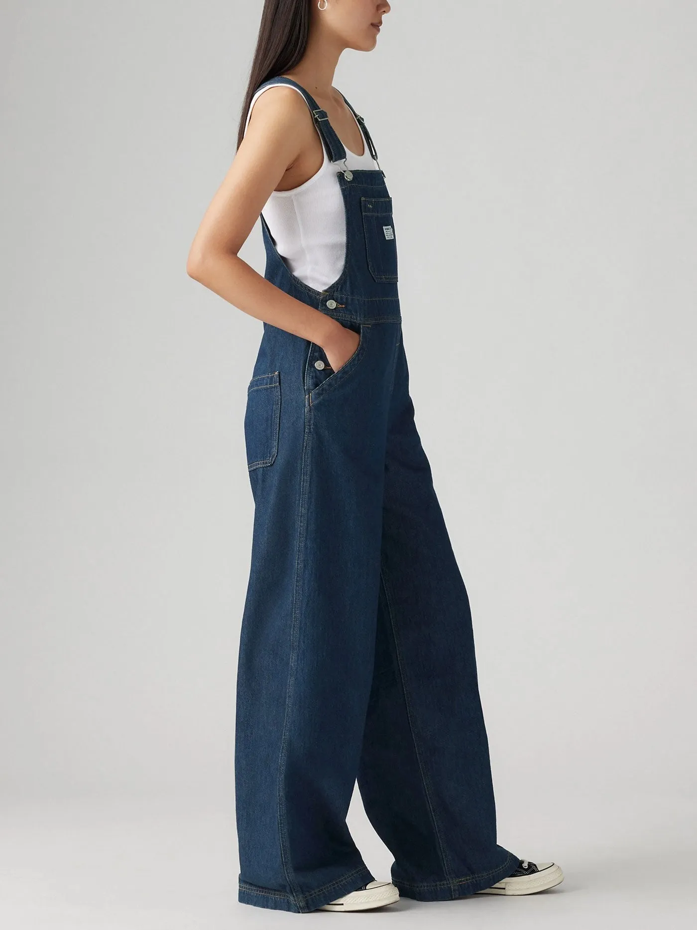 XL Overall Square Circle Jeans