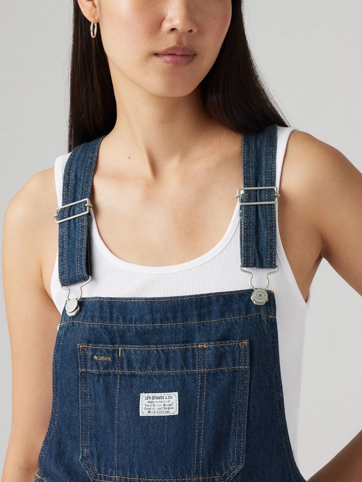 XL Overall Square Circle Jeans