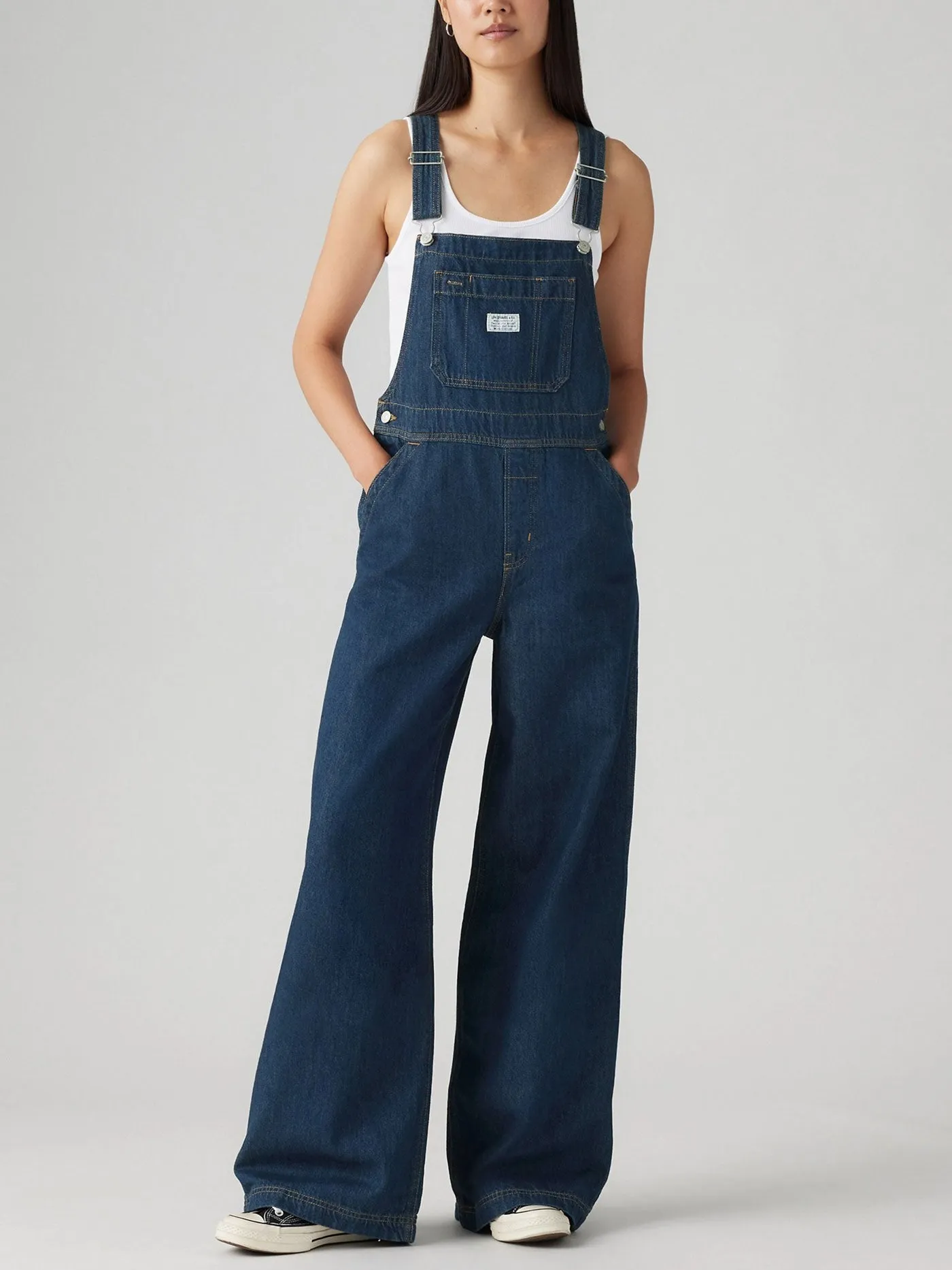 XL Overall Square Circle Jeans